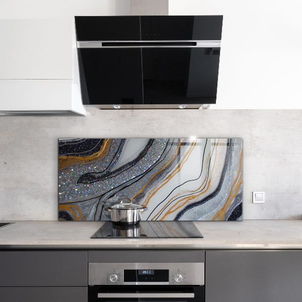 Oven splashback Marble stone texture