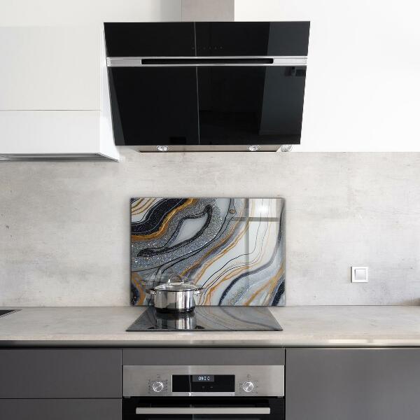 Oven splashback Marble stone texture