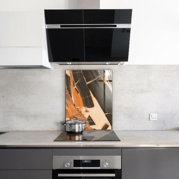 Oven splashback Natural stone composition