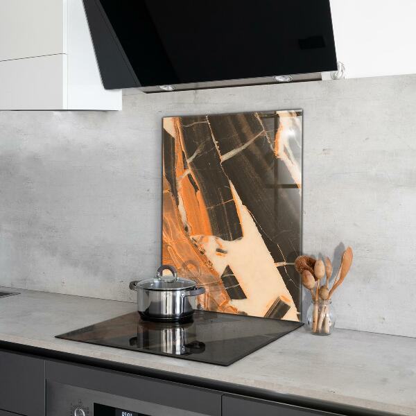 Oven splashback Natural stone composition