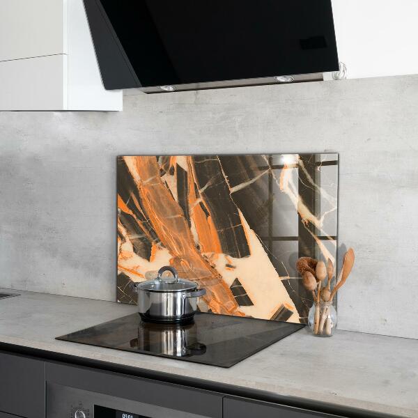 Oven splashback Natural stone composition
