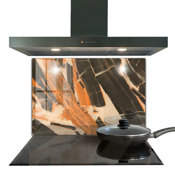 Oven splashback Natural stone composition