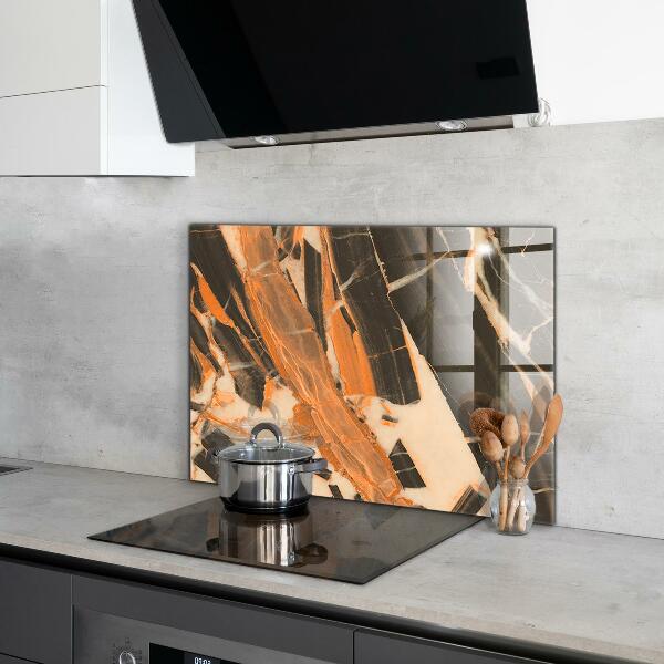 Oven splashback Natural stone composition