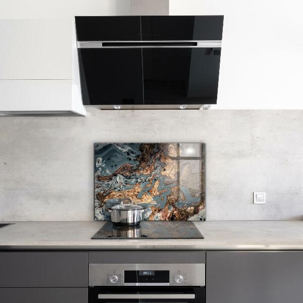Oven splashback Marble art abstract