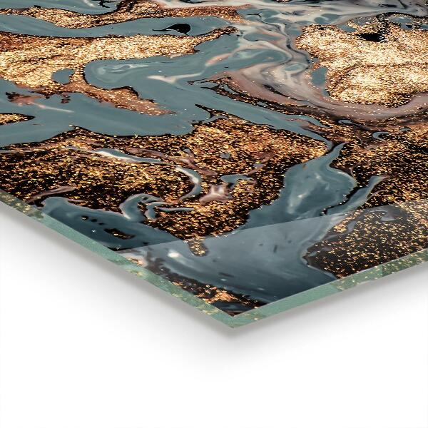 Oven splashback Marble art abstract