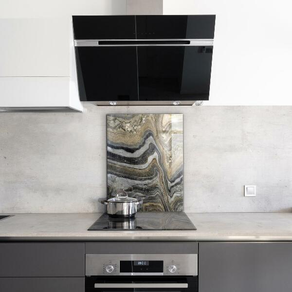 Oven splashback Granite stone marble texture