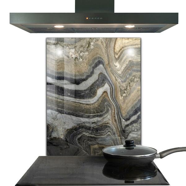 Oven splashback Granite stone marble texture