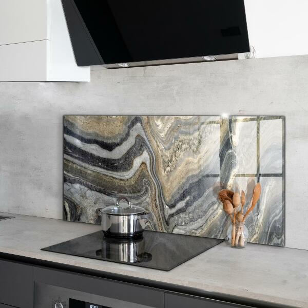 Oven splashback Granite stone marble texture