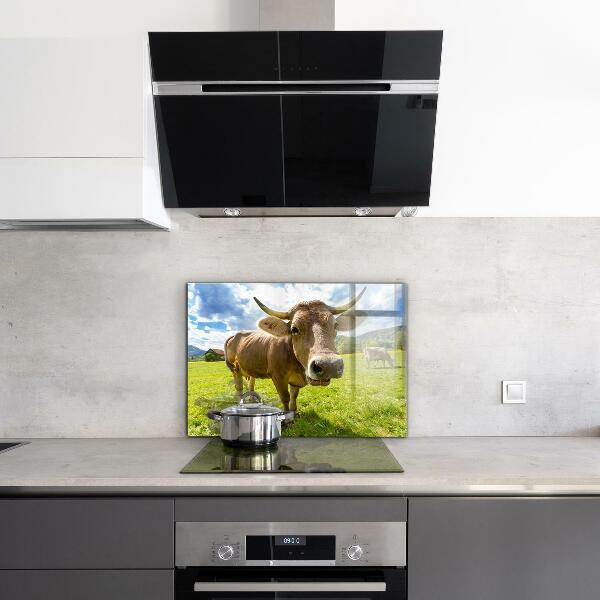 Kitchen splashback Rural climate krowa pole