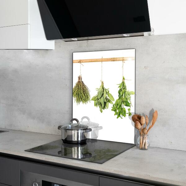 Kitchen splashback Dried herbs power of nature