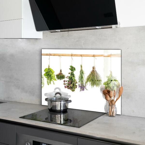 Kitchen splashback Dried herbs power of nature