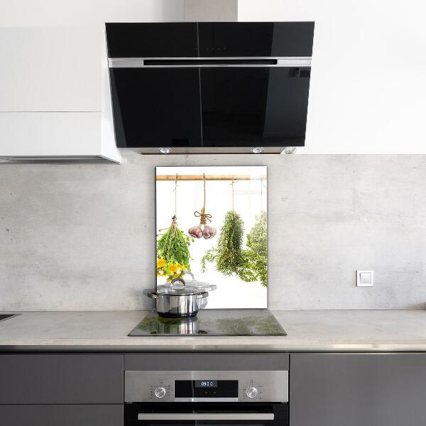 Kitchen splashback Dried herbs herbal medicine