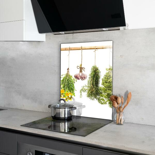 Kitchen splashback Dried herbs herbal medicine