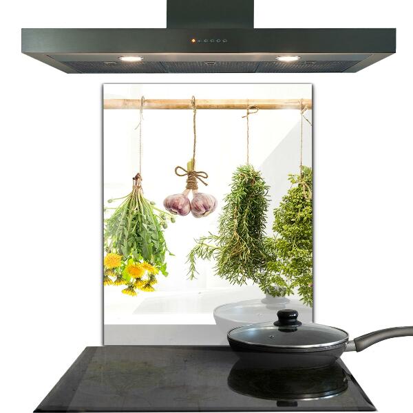 Kitchen splashback Dried herbs herbal medicine