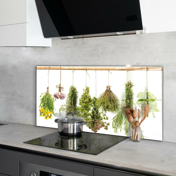 Kitchen splashback Dried herbs herbal medicine