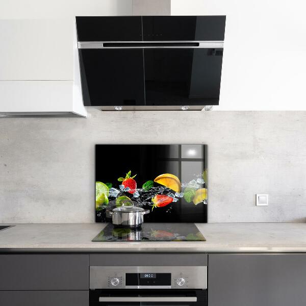 Kitchen splashback Juicy exotic fruits