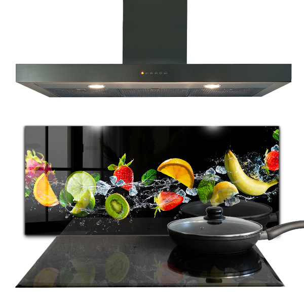 Kitchen splashback Juicy exotic fruits