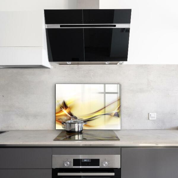 Cooker splashback Energy wave abstraction