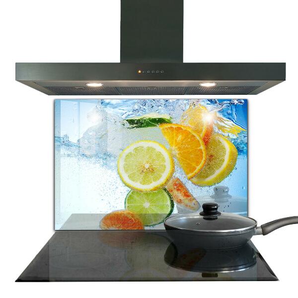 Kitchen splashback Juicy citrus refreshment