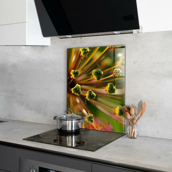 Kitchen splashback Flower macro photography