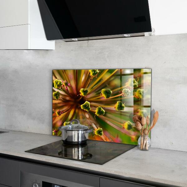 Kitchen splashback Flower macro photography