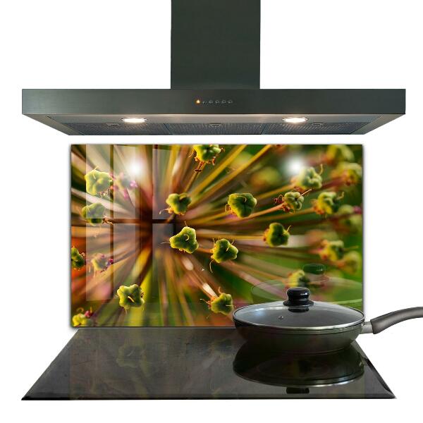 Kitchen splashback Flower macro photography