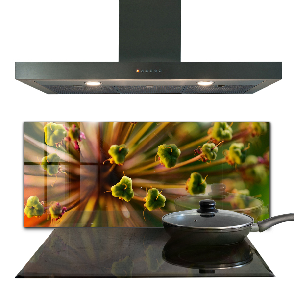 Kitchen splashback Flower macro photography