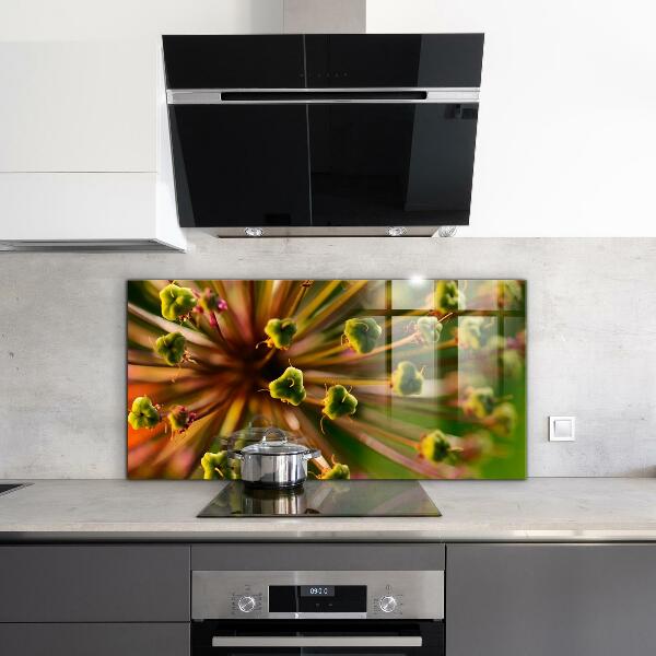 Kitchen splashback Flower macro photography