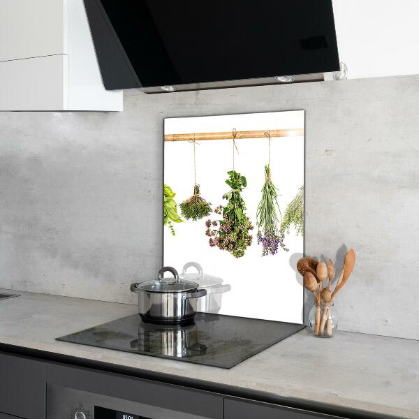 Kitchen splashback Dried herbs healthy diet