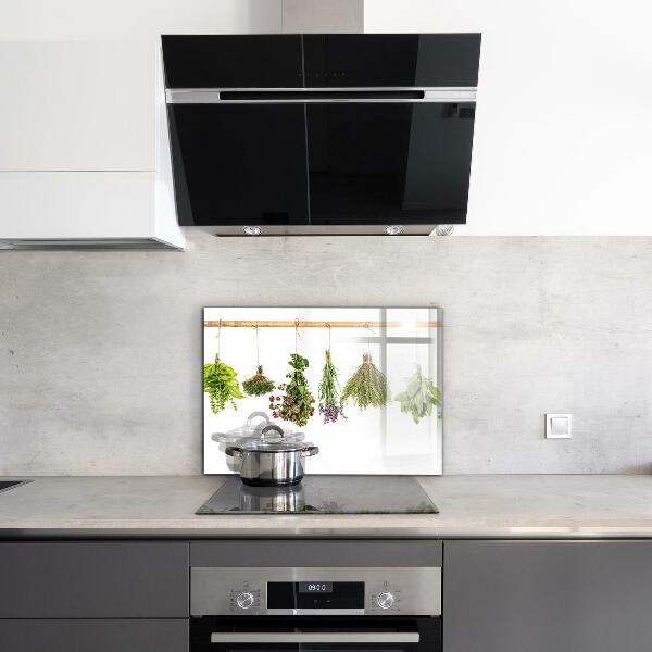 Kitchen splashback Dried herbs healthy diet