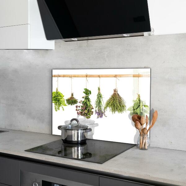 Kitchen splashback Dried herbs healthy diet