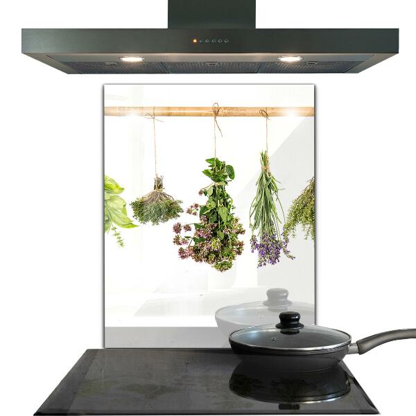 Kitchen splashback Dried herbs healthy diet