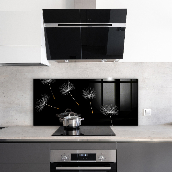 Kitchen splashback Dandelions in the wind