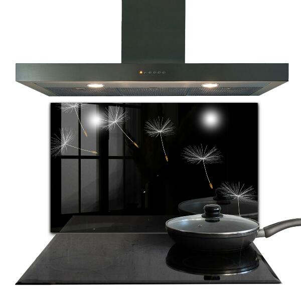 Kitchen splashback Dandelions in the wind