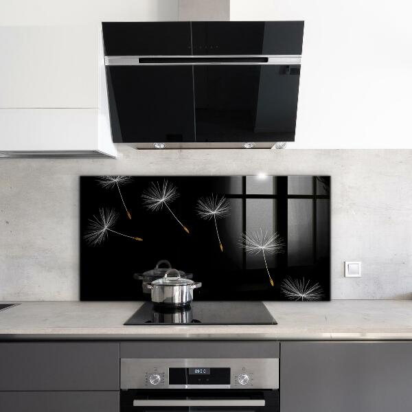 Kitchen splashback Dandelions in the wind