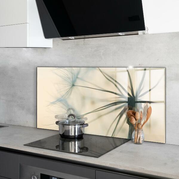 Kitchen splashback Beautiful delicate dandelion