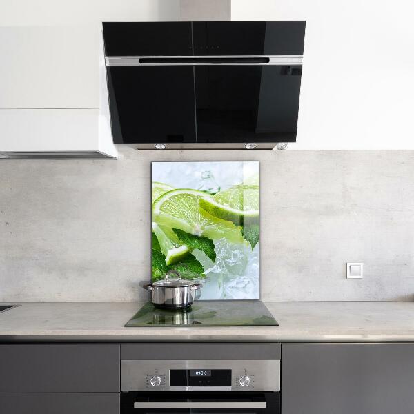 Kitchen splashback Citrus refreshing limes