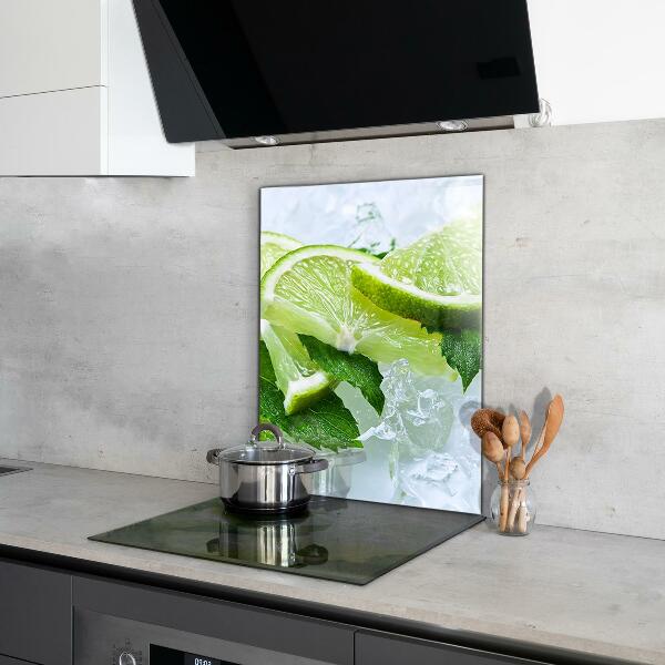 Kitchen splashback Citrus refreshing limes
