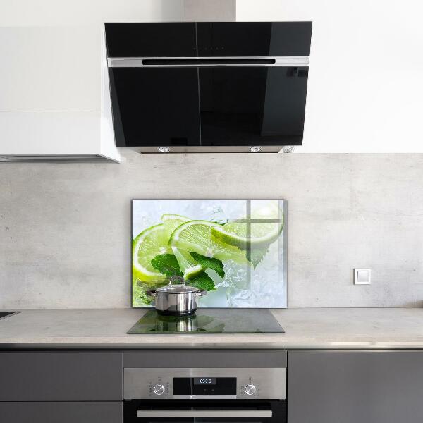 Kitchen splashback Citrus refreshing limes