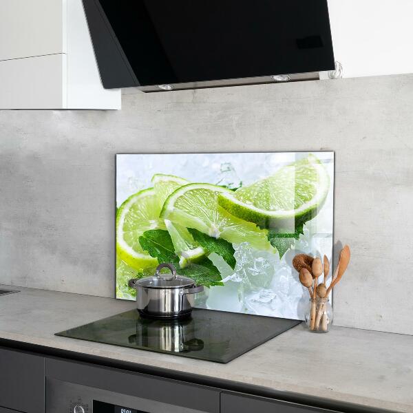 Kitchen splashback Citrus refreshing limes