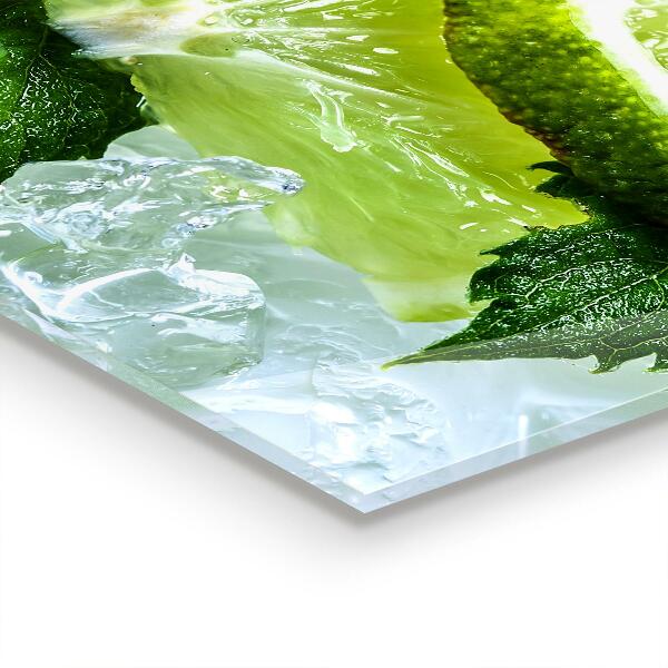 Kitchen splashback Citrus refreshing limes