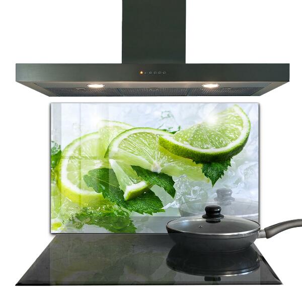 Kitchen splashback Citrus refreshing limes