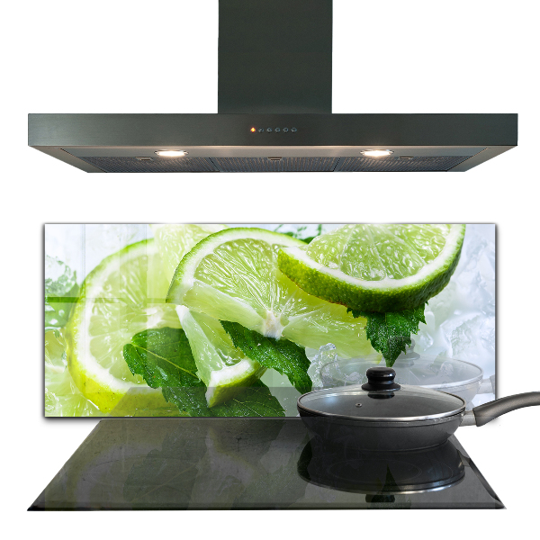 Kitchen splashback Citrus refreshing limes
