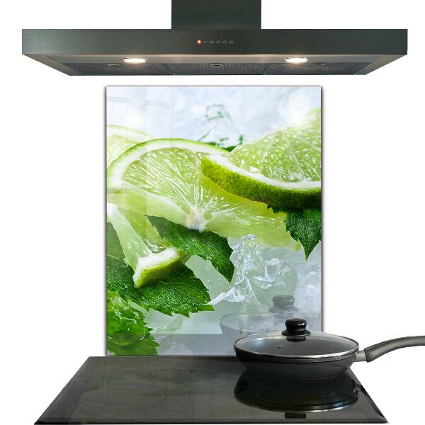Kitchen splashback Citrus refreshing limes