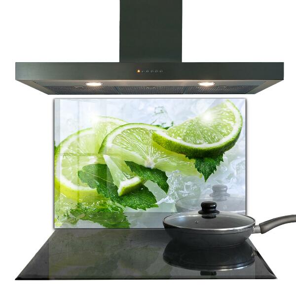 Kitchen splashback Citrus refreshing limes