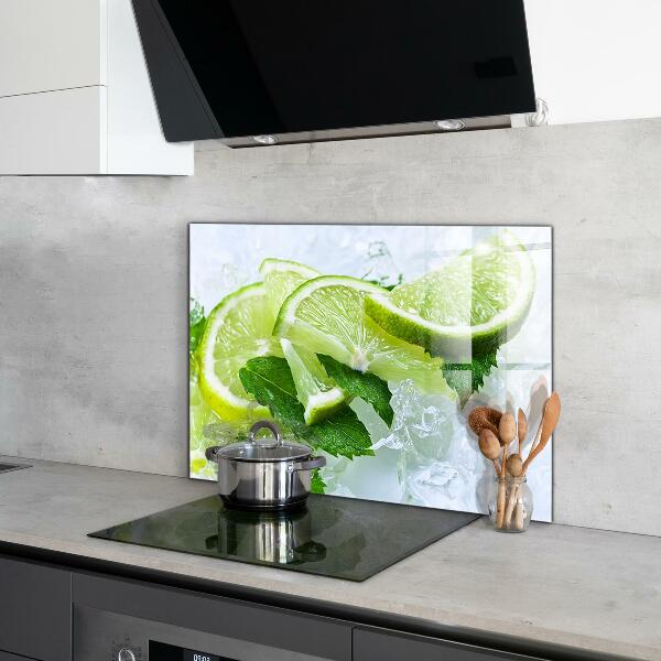 Kitchen splashback Citrus refreshing limes