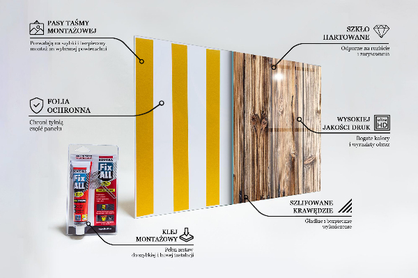 Oven splashback Old oak wood