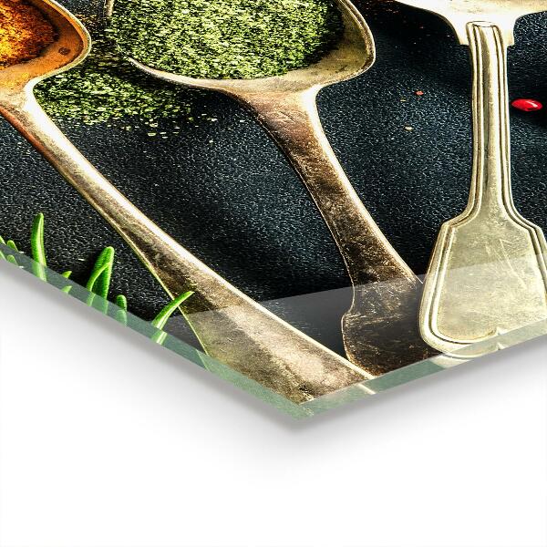 Kitchen splashback Aromatic spices