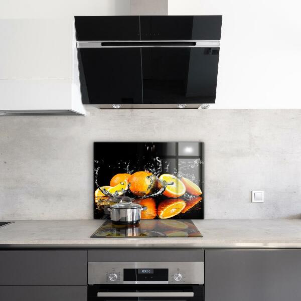 Kitchen splashback Juicy oranges