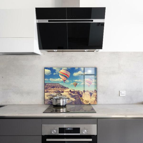 Kitchen splashback Cappadocia balloons türkiye